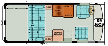 Sportsmobile conversion van diagram illustrating the endless options for designing our own conversion.