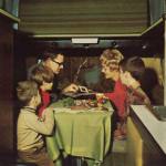 1960s Family Vacation in a Sportsmobile conversion van.