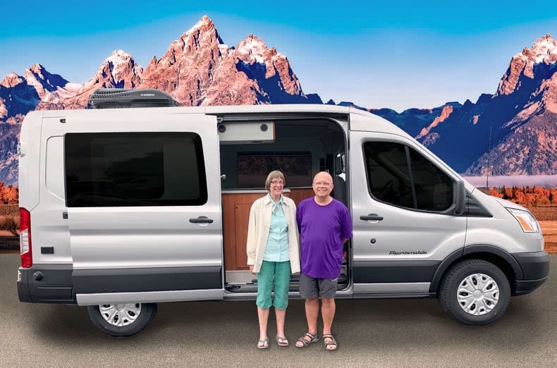 Van adventurers Jerry & Alice